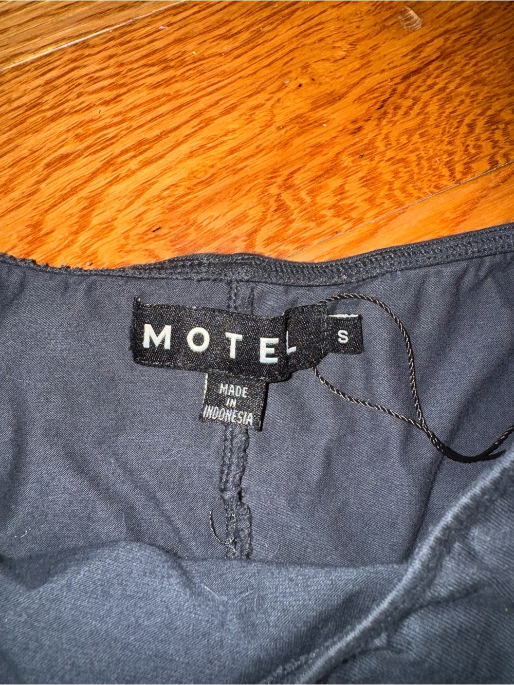 Motel Rocks Dark Grey Mini Tube Top - Picture 2 of 2